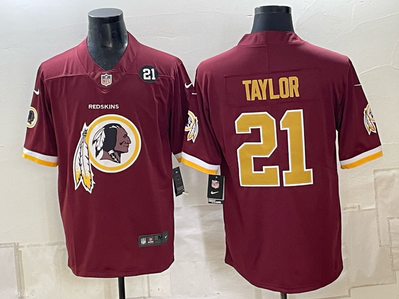 Men 2026 Washington Redskins #21 Taylor red Limited Nike NFL Jersey 100604->washington redskins->NFL Jersey